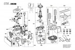 Bosch 3 603 B6A 000 Pof 1100 Ae Router 230 V / Eu Spare Parts